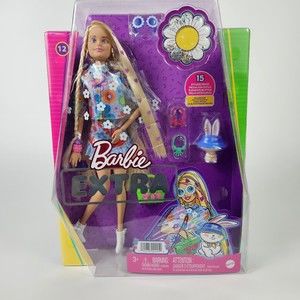 Barbie Extra Doll and Pet 12 - Floral 2pc Outfit